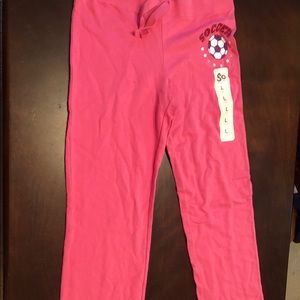 NWT SO Girls Athletic Pants Youth Sz Large/12 Pink